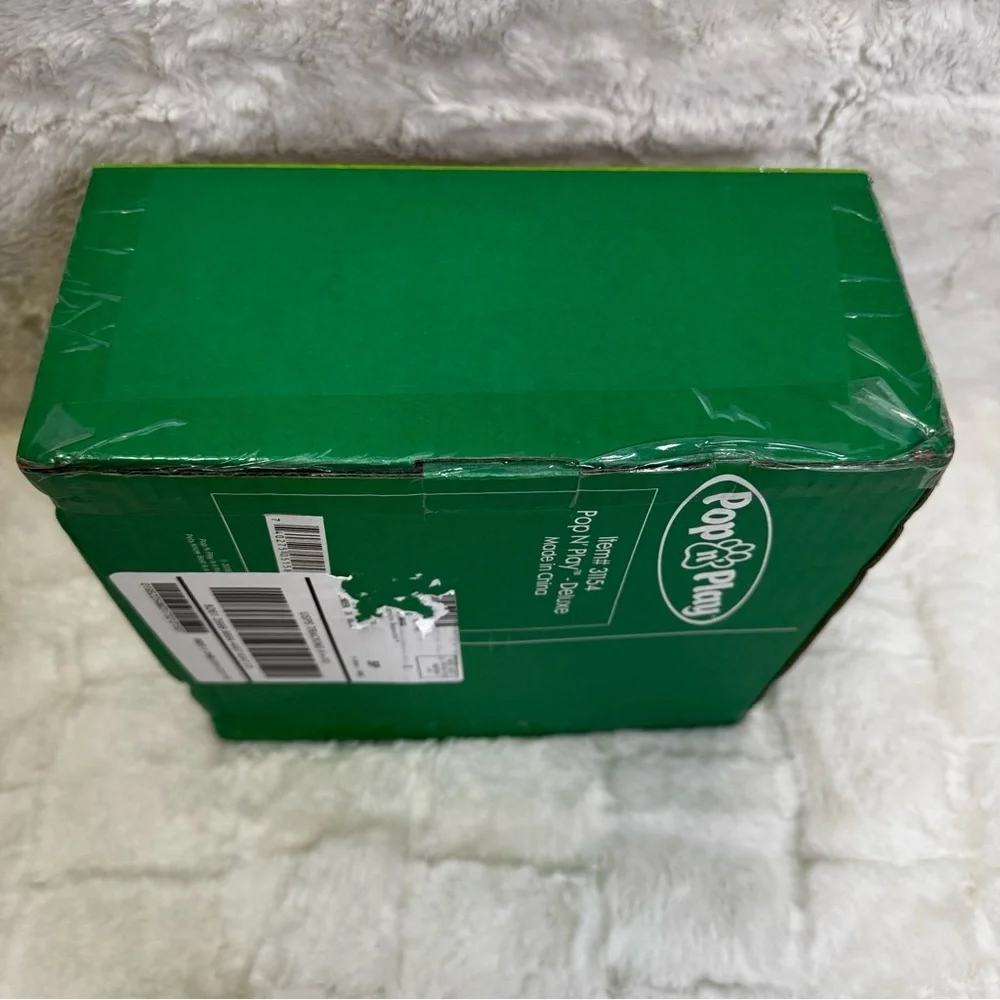 Pop N' Play Interactive Cat Toy Green Auto Shut Off Timer Three Speed Settings